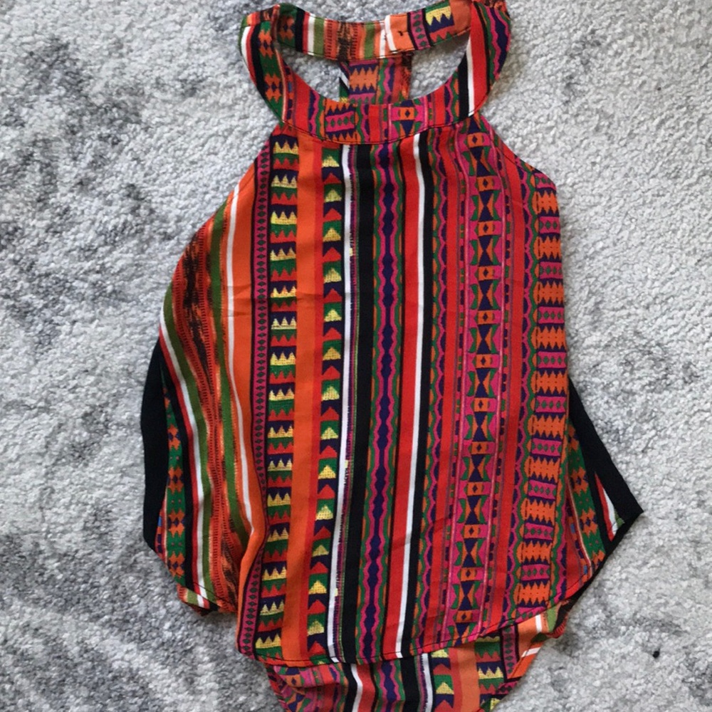 Aztec print blouse